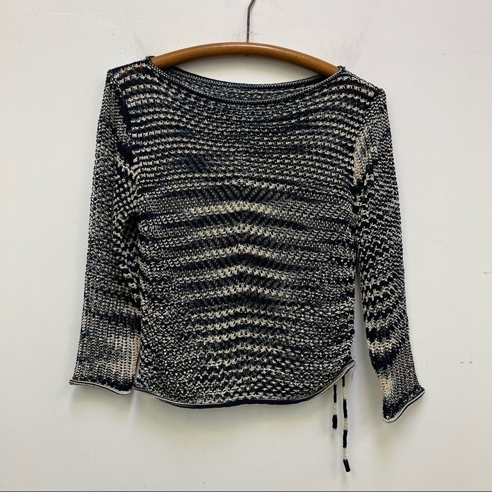 Variegated Knit Blouse